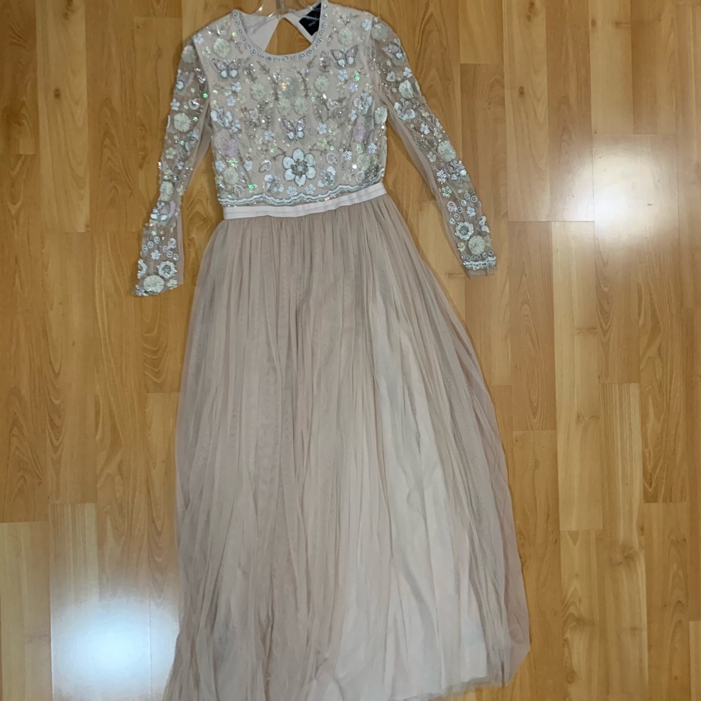 Needle and thread bodice maxi dress